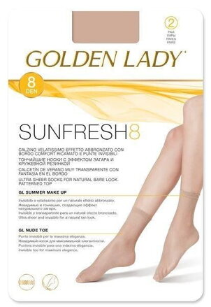 Dünne Socken SUNFRESH 8 DEN Golden Lady